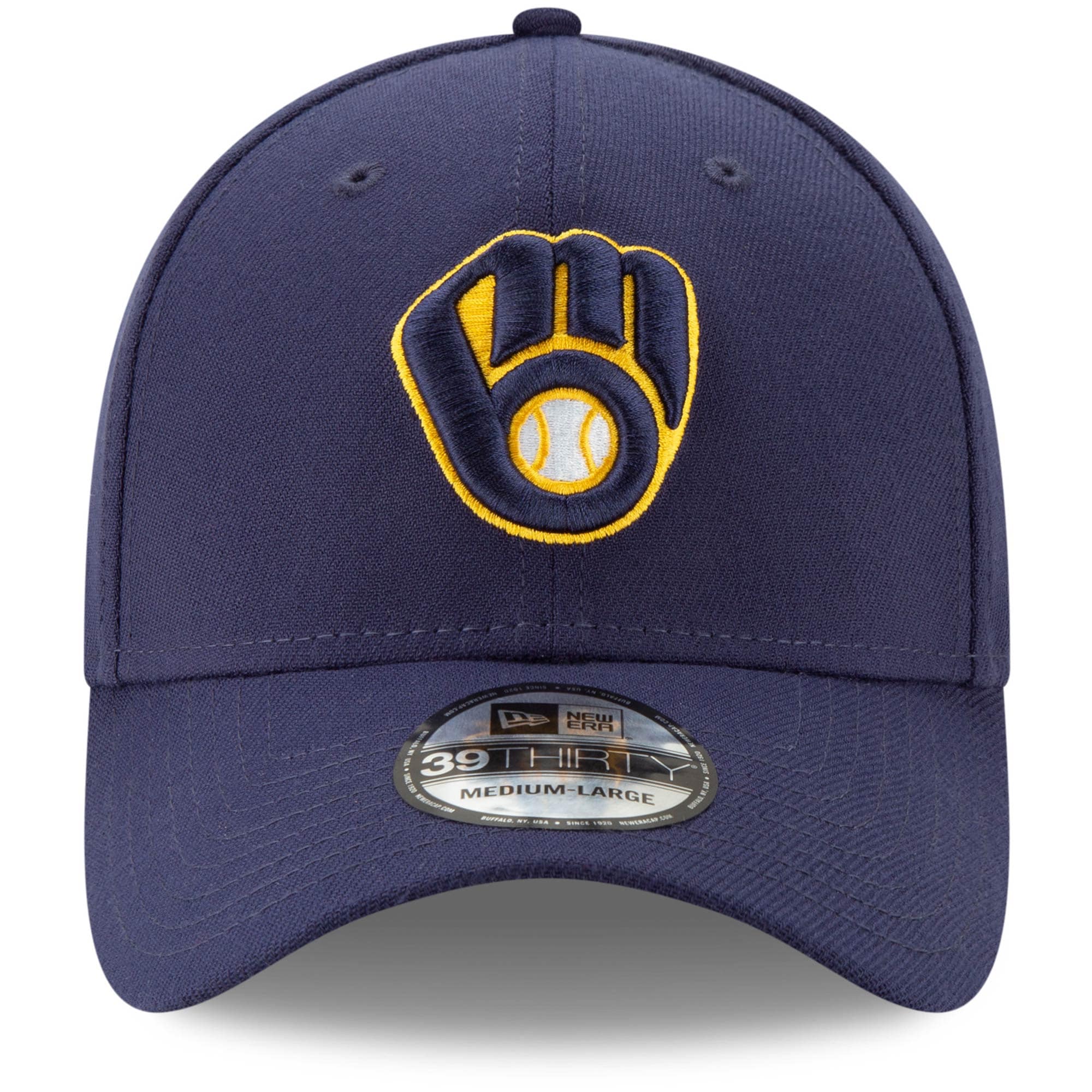 Milwaukee Brewers Jerseys Shop – mens milwaukee brewers new era navy game team classic 39thirty flex hat Baseball Jerseys and Caps
