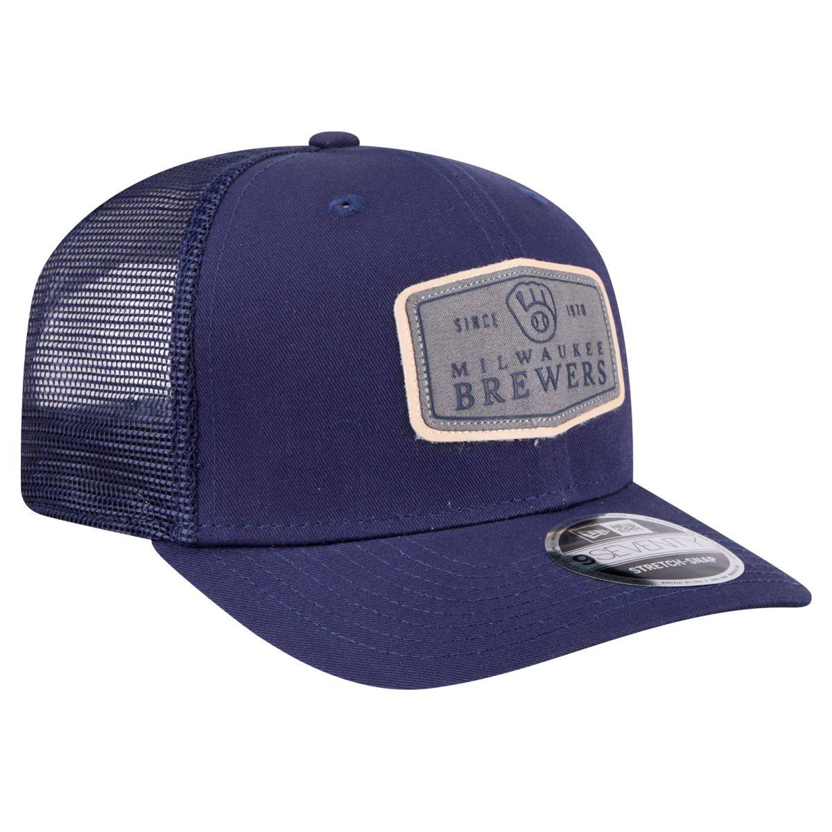 Milwaukee Brewers Jerseys Shop – mens milwaukee brewers new era navy labeled 9seventy stretch-snap adjustable hat Baseball Jerseys and Caps