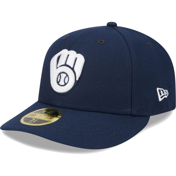 Milwaukee Brewers Jerseys Shop – mens milwaukee brewers new era navy oceanside low profile 59fifty fitted hat Baseball Jerseys and Caps
