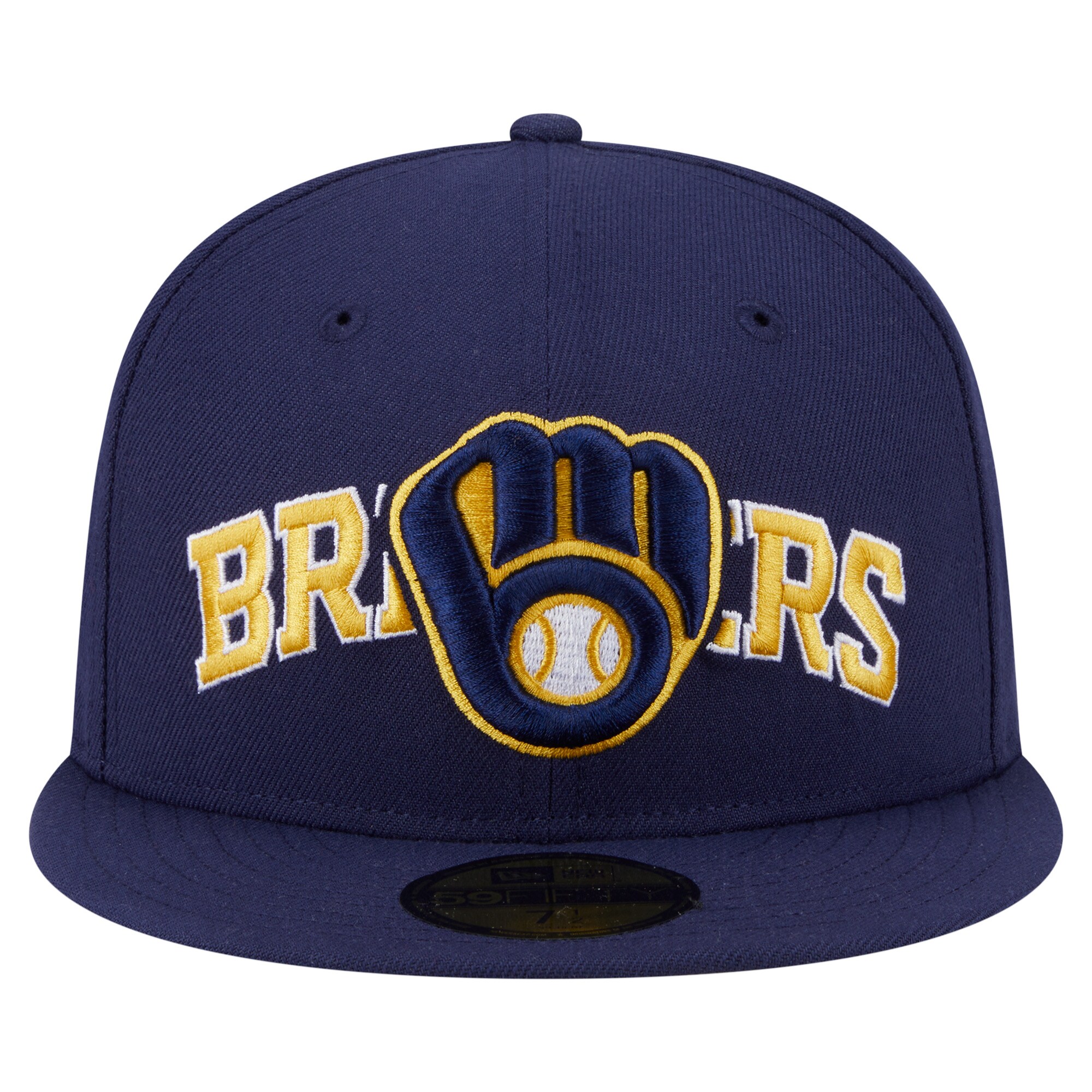 Milwaukee Brewers Jerseys Shop – mens milwaukee brewers new era navy overlap 59fifty fitted hat Baseball Jerseys and Caps