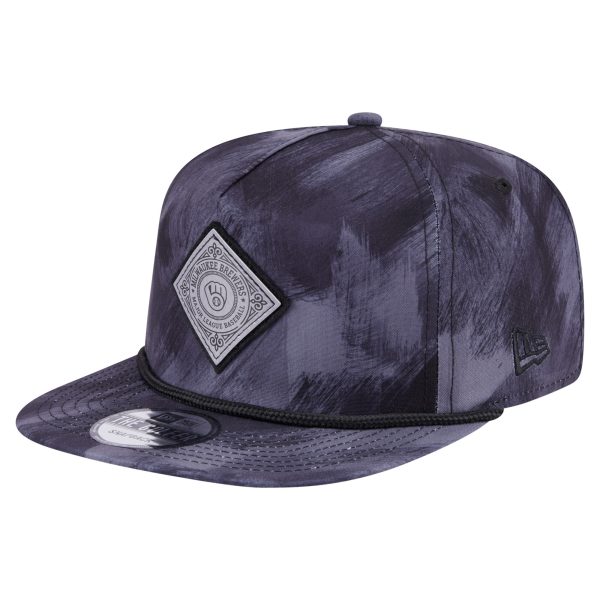 Milwaukee Brewers Jerseys Shop – mens milwaukee brewers new era navy printed golfer snapback hat Baseball Jerseys and Caps