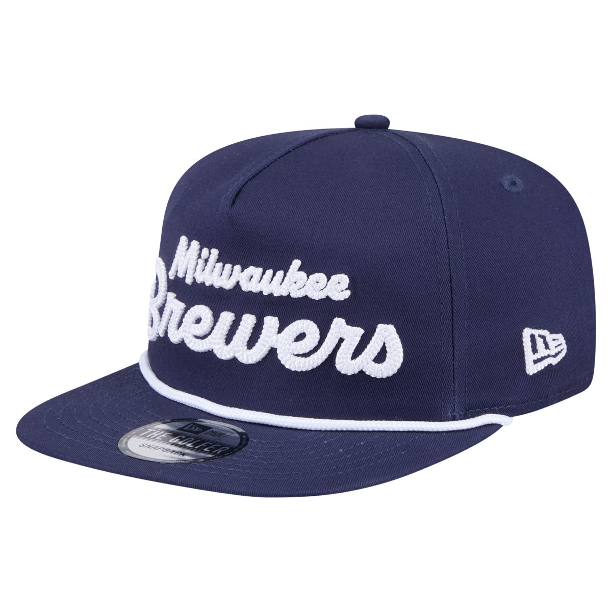 Milwaukee Brewers Jerseys Shop – mens milwaukee brewers new era navy team text golfer snapback hat Baseball Jerseys and Caps