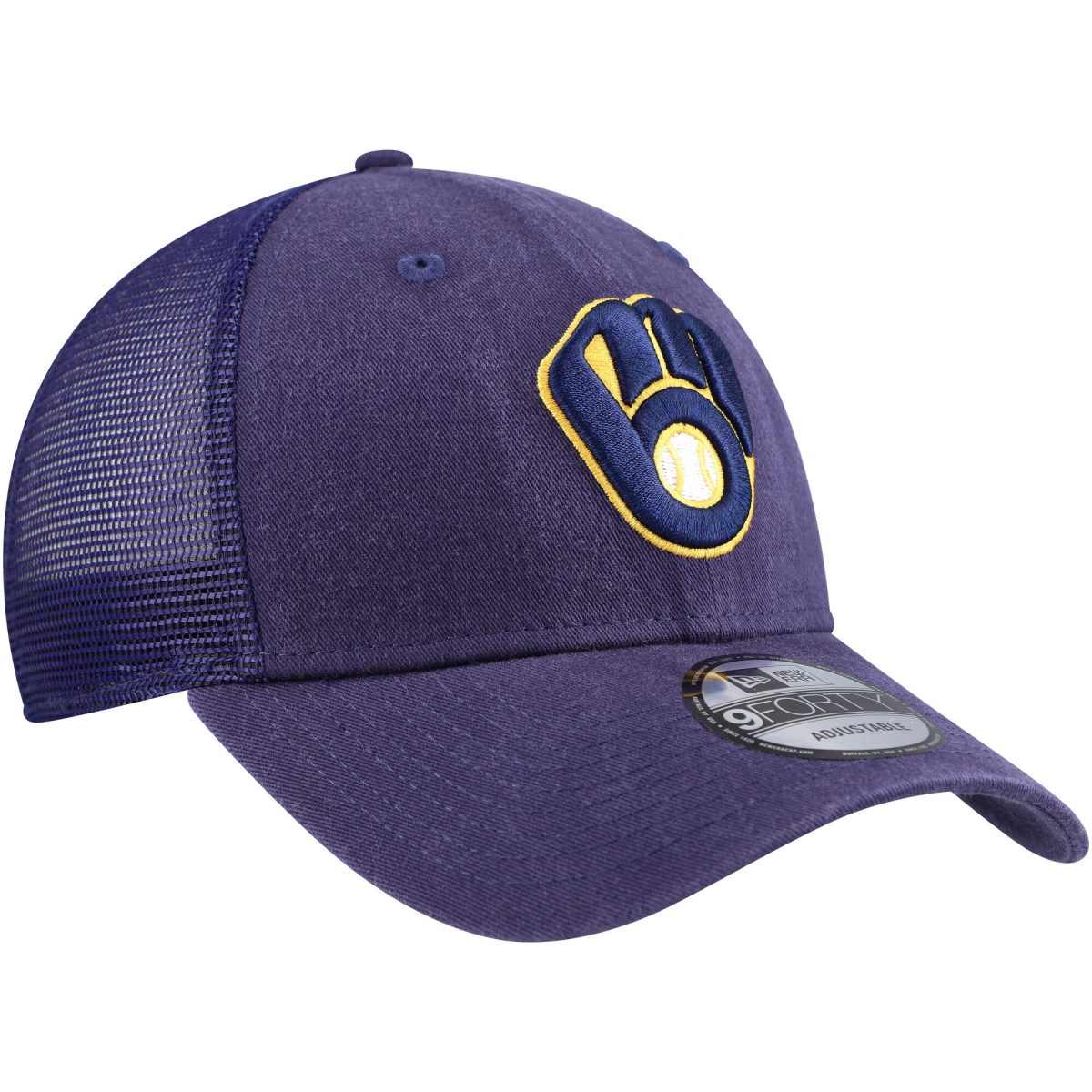 Milwaukee Brewers Jerseys Shop – mens milwaukee brewers new era navy trucker 9forty adjustable snapback hat Baseball Jerseys and Caps