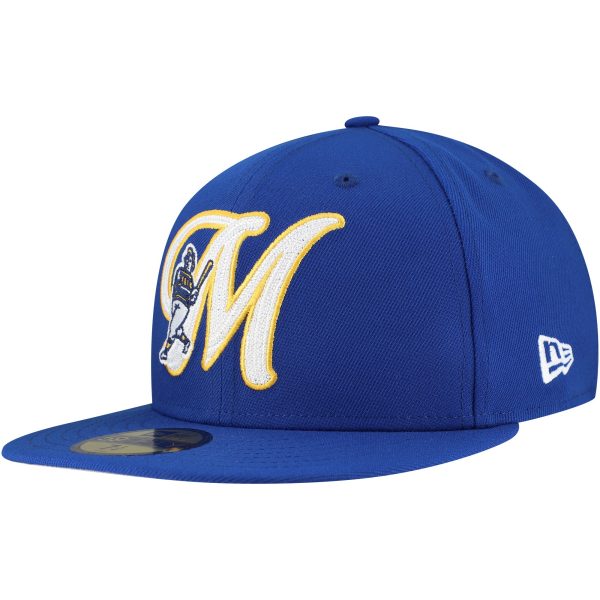 Milwaukee Brewers Jerseys Shop – mens milwaukee brewers new era royal duo logo 2.0 59fifty fitted hat Baseball Jerseys and Caps