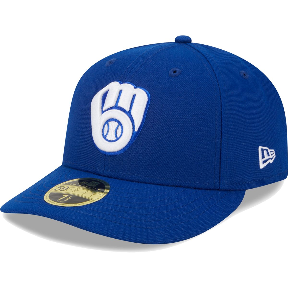 Milwaukee Brewers Jerseys Shop – mens milwaukee brewers new era royal white logo low profile 59fifty fitted hat Baseball Jerseys and Caps