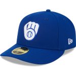 Milwaukee Brewers Jerseys Shop – mens milwaukee brewers new era royal white logo low profile 59fifty fitted hat Baseball Jerseys and Caps