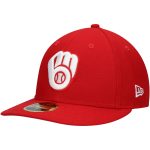 Milwaukee Brewers Jerseys Shop – mens milwaukee brewers new era scarlet low profile 59fifty fitted hat Baseball Jerseys and Caps
