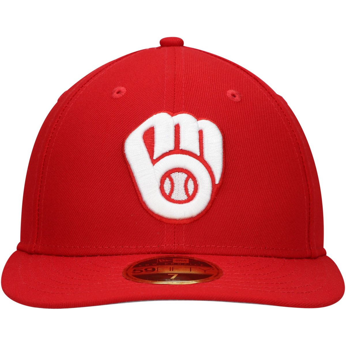 Milwaukee Brewers Jerseys Shop – mens milwaukee brewers new era scarlet low profile 59fifty fitted hat Baseball Jerseys and Caps