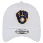 Milwaukee Brewers Jerseys Shop – mens milwaukee brewers new era white tc a-frame 9forty adjustable hat Baseball Jerseys and Caps