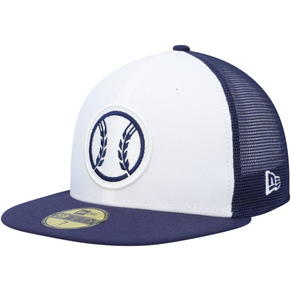 Milwaukee Brewers Jerseys Shop – mens milwaukee brewers new era whitenavy 2023 on-field batting practice 59fifty fitted hat Baseball Jerseys and Caps