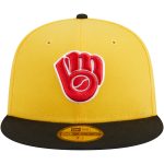 Milwaukee Brewers Jerseys Shop – mens milwaukee brewers new era yellowblack grilled 59fifty fitted hat Baseball Jerseys and Caps