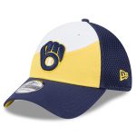 Milwaukee Brewers Jerseys Shop – mens milwaukee brewers new era yellownavy 2025 spring training 39thirty flex hat Baseball Jerseys and Caps