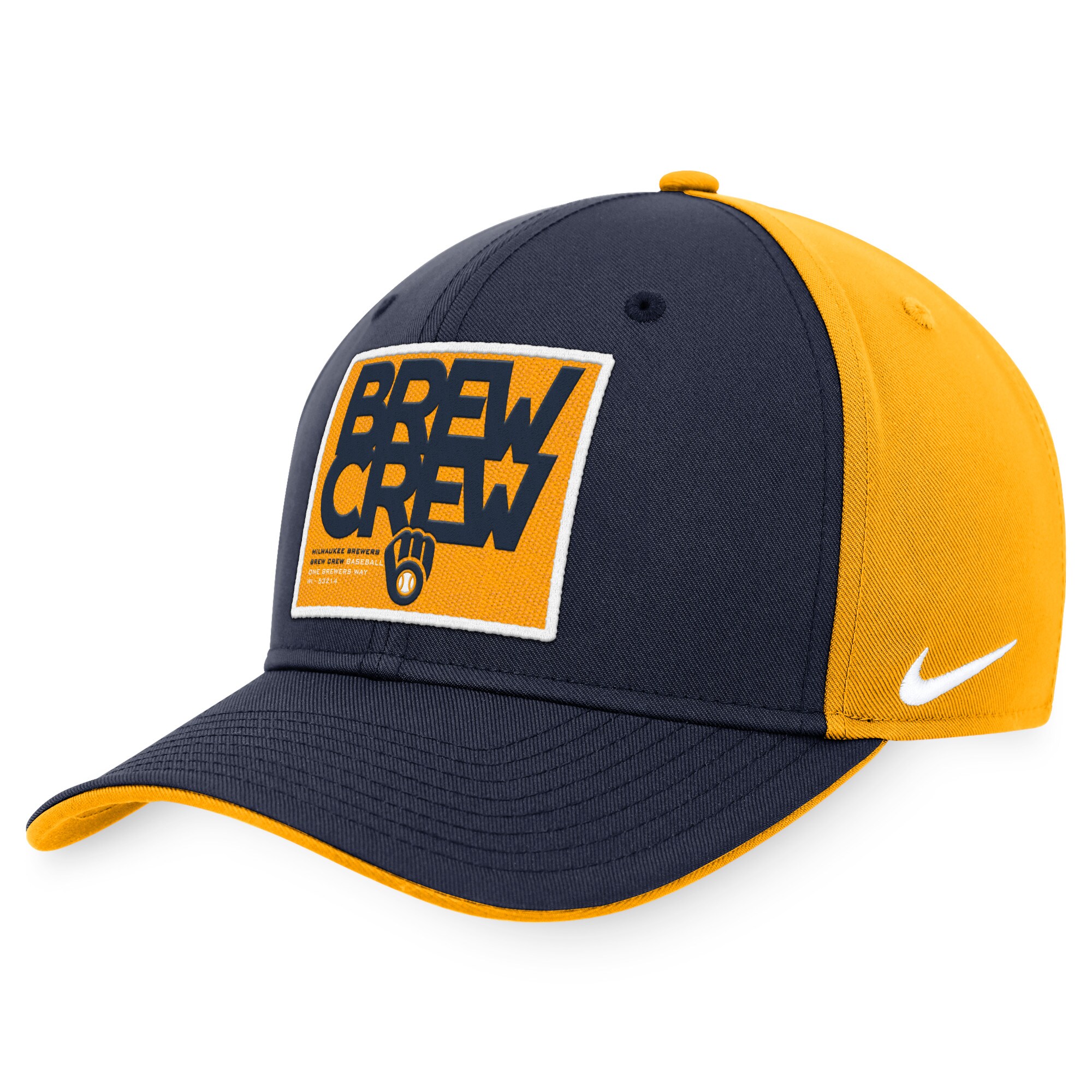 Milwaukee Brewers Jerseys Shop – mens milwaukee brewers nike navygold classic99 colorblock performance snapback hat Baseball Jerseys and Caps