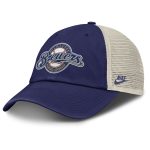 Milwaukee Brewers Jerseys Shop – mens milwaukee brewers nike navynatural cooperstown collection club trucker adjustable hat Baseball Jerseys and Caps