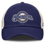 Milwaukee Brewers Jerseys Shop – mens milwaukee brewers nike navynatural cooperstown collection club trucker adjustable hat Baseball Jerseys and Caps