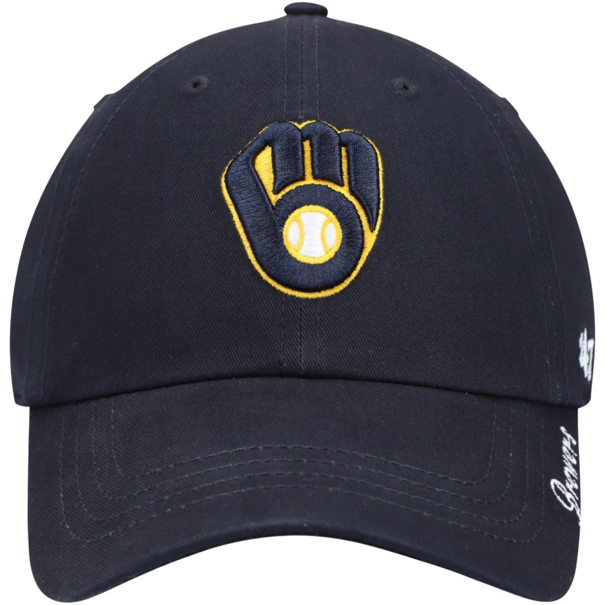 Milwaukee Brewers Jerseys Shop – womens milwaukee brewers 47 navy team miata clean up adjustable hat Baseball Jerseys and Caps