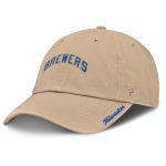 Milwaukee Brewers Jerseys Shop – womens milwaukee brewers fanatics tan cooperstown collection adjustable hat Baseball Jerseys and Caps