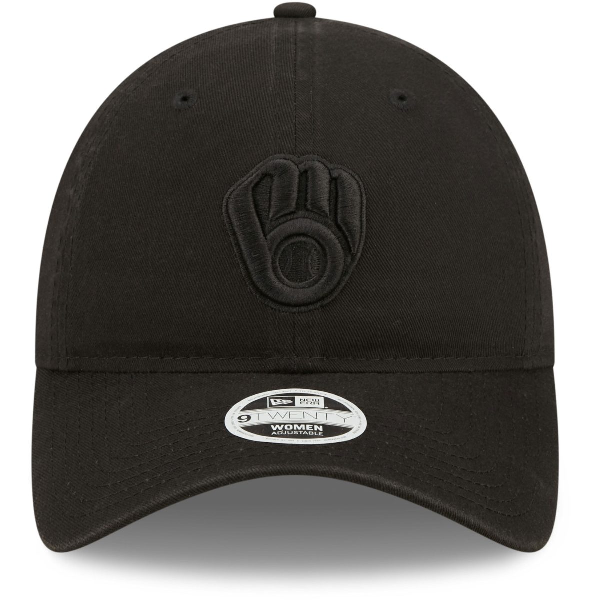 Milwaukee Brewers Jerseys Shop – womens milwaukee brewers new era black on black core classic ii 9twenty adjustable hat Baseball Jerseys and Caps
