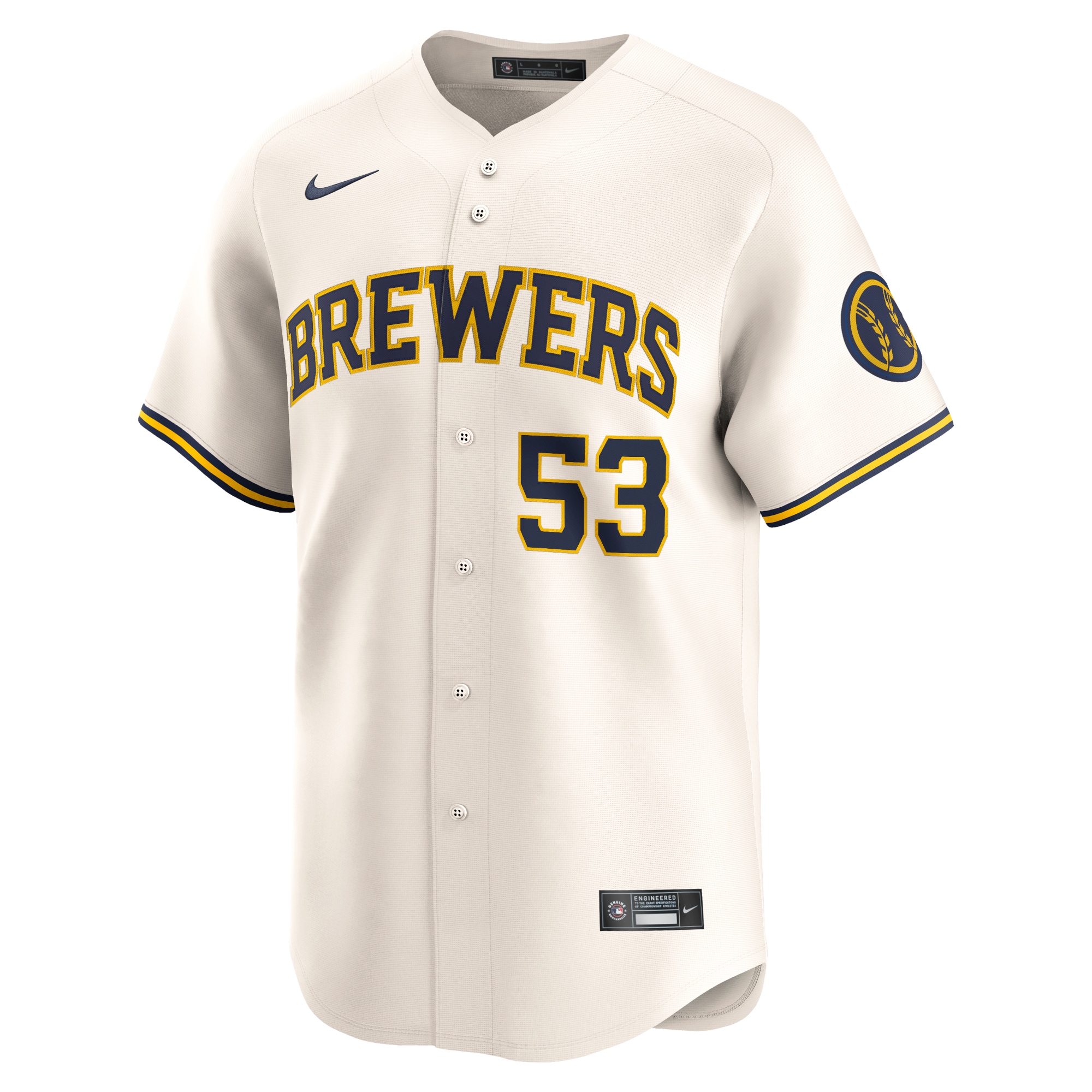 Milwaukee Brewers Jerseys Shop – mens milwaukee brewers brandon woodruff nike cream home limited player jersey Baseball Jerseys and Caps