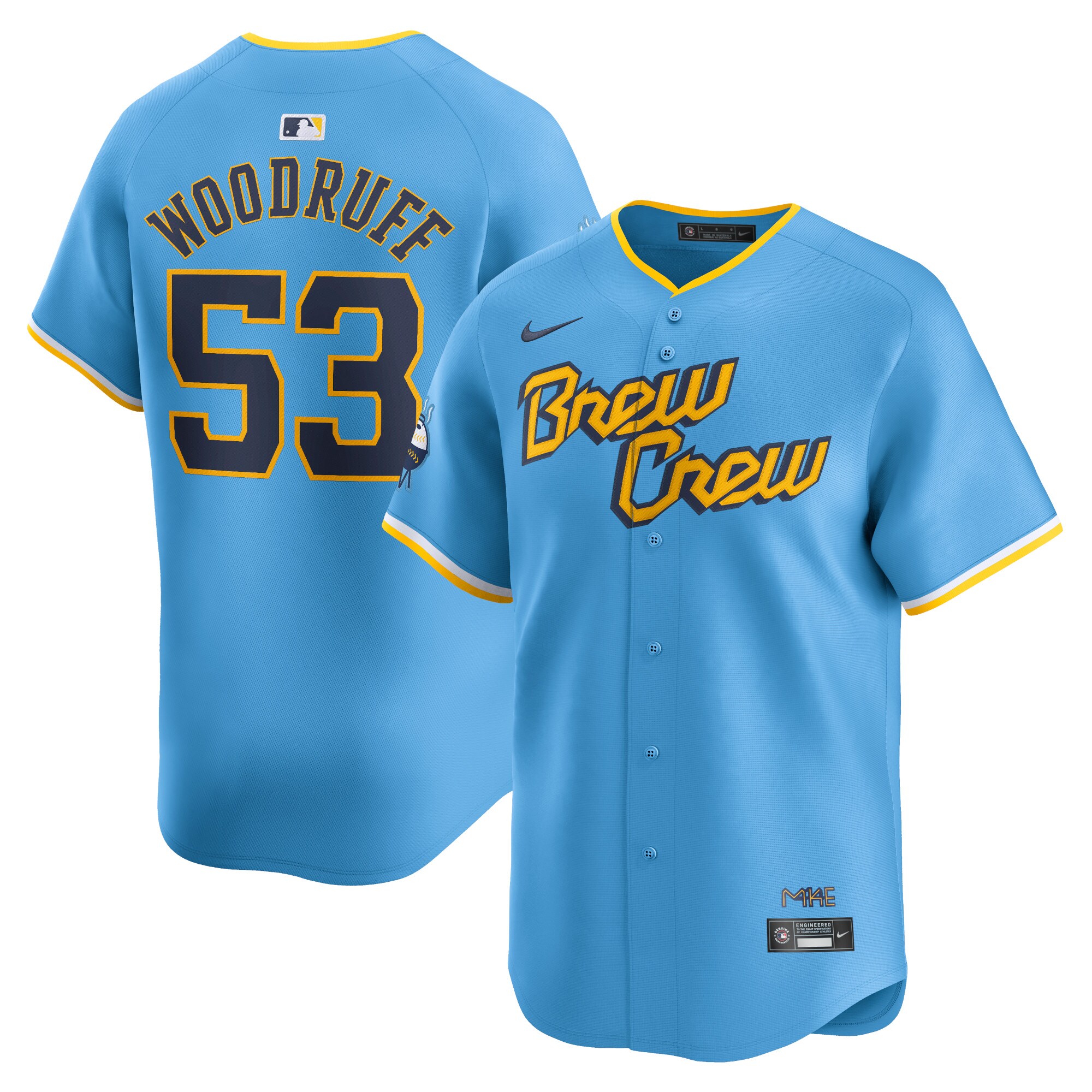 Milwaukee Brewers Jerseys Shop – mens milwaukee brewers brandon woodruff nike powder blue city connect limited player jersey Baseball Jerseys and Caps
