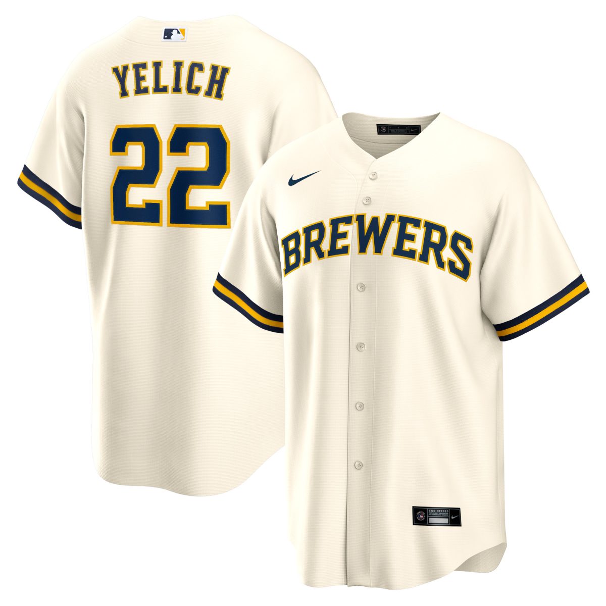 Milwaukee Brewers Jerseys Shop – mens milwaukee brewers christian yelich nike cream alternate replica player jersey Baseball Jerseys and Caps