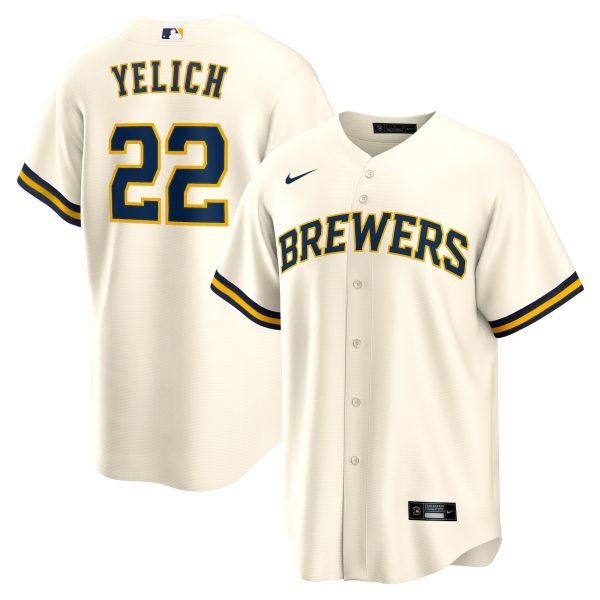 Milwaukee Brewers Jerseys Shop – mens milwaukee brewers christian yelich nike cream alternate replica player jersey Baseball Jerseys and Caps