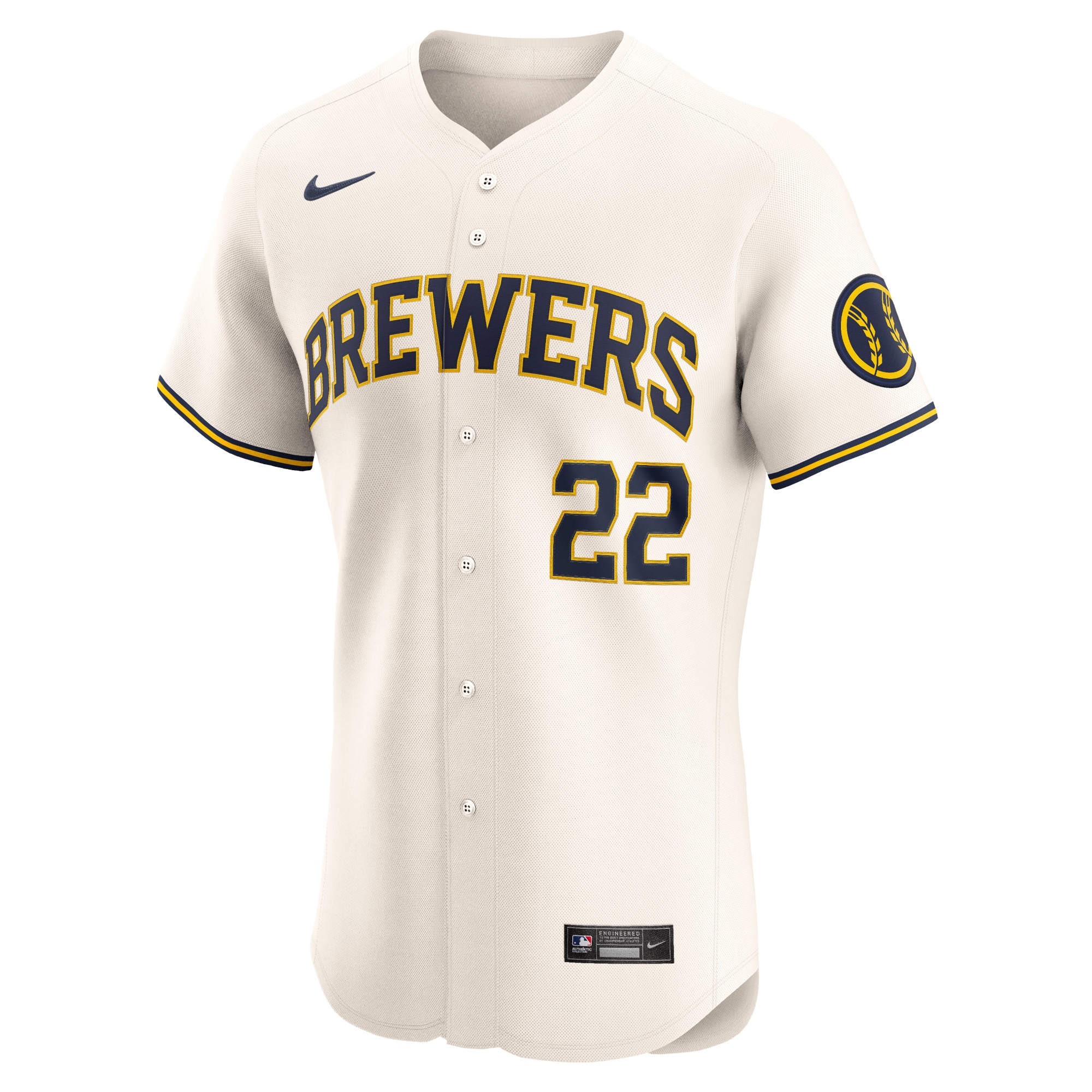 Milwaukee Brewers Jerseys Shop – mens milwaukee brewers christian yelich nike cream home elite player jersey Baseball Jerseys and Caps
