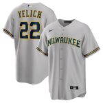 Milwaukee Brewers Jerseys Shop – mens milwaukee brewers christian yelich nike gray alternate replica player jersey Baseball Jerseys and Caps