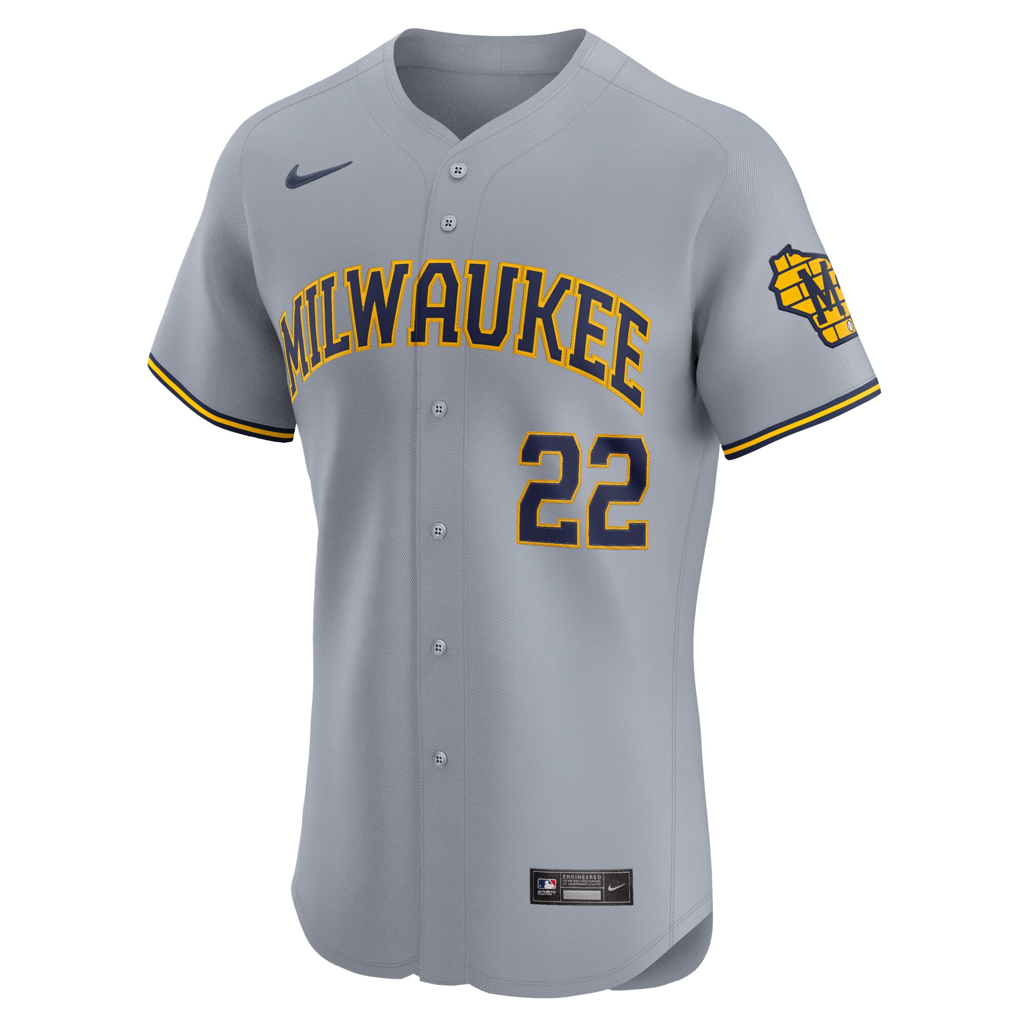 Milwaukee Brewers Jerseys Shop – mens milwaukee brewers christian yelich nike gray road elite player jersey Baseball Jerseys and Caps