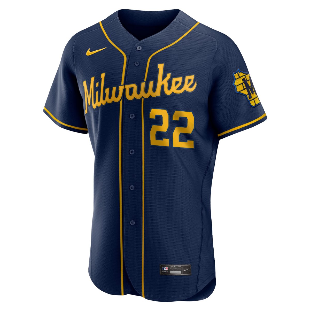 Milwaukee Brewers Jerseys Shop – mens milwaukee brewers christian yelich nike navy alternate authentic player jersey Baseball Jerseys and Caps