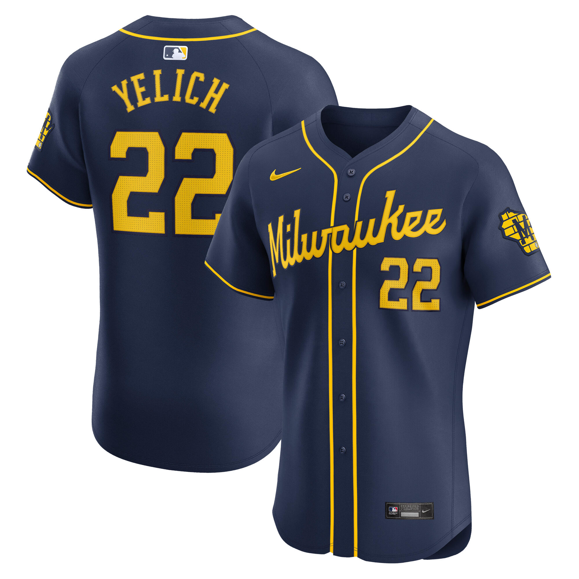 Milwaukee Brewers Jerseys Shop – mens milwaukee brewers christian yelich nike navy alternate home elite player jersey Baseball Jerseys and Caps