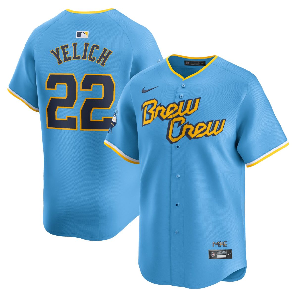 Milwaukee Brewers Jerseys Shop – mens milwaukee brewers christian yelich nike powder blue city connect limited player jersey Baseball Jerseys and Caps