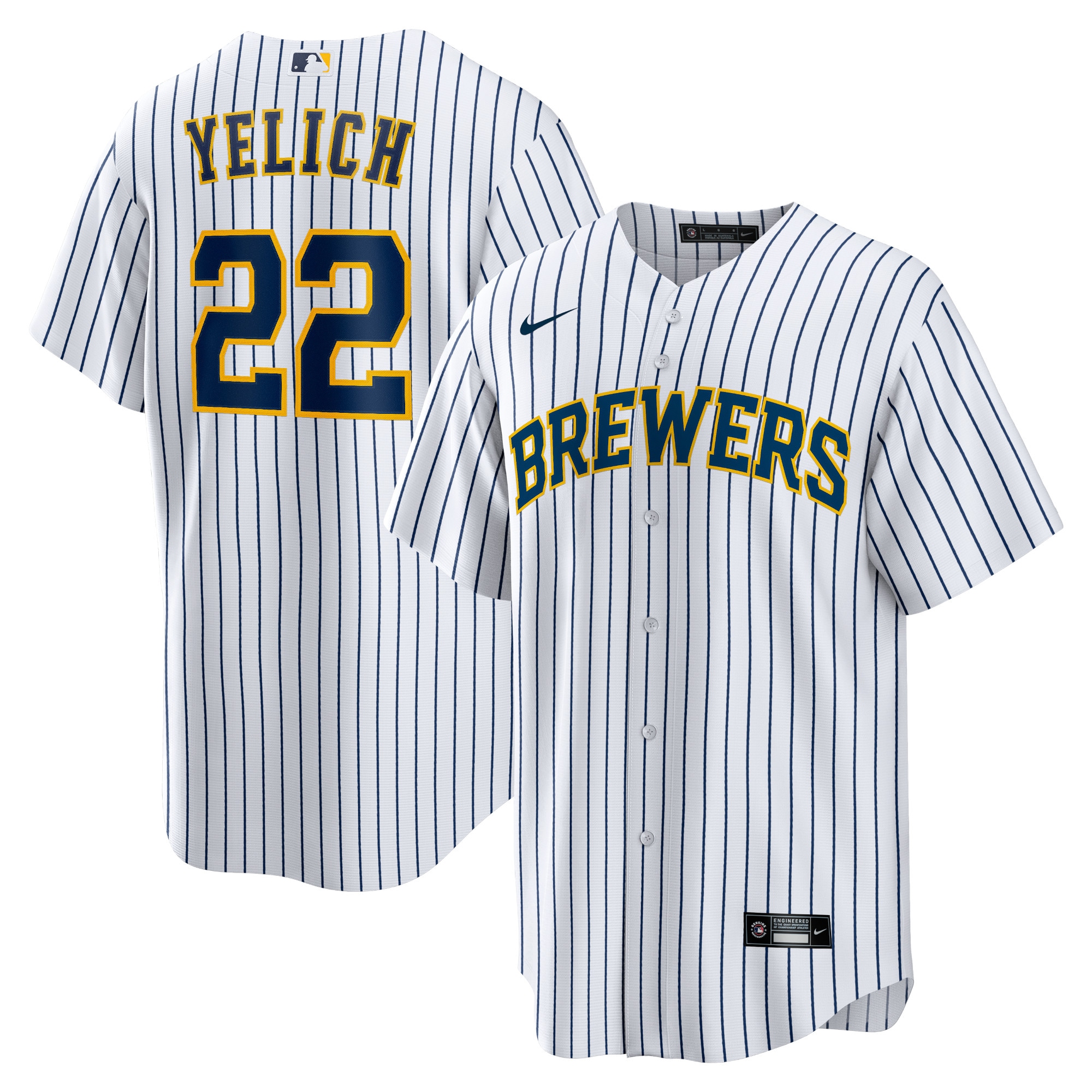 Milwaukee Brewers Jerseys Shop – mens milwaukee brewers christian yelich nike white alternate replica player jersey Baseball Jerseys and Caps