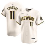 Milwaukee Brewers Jerseys Shop – mens milwaukee brewers jackson chourio nike cream home limited player jersey Baseball Jerseys and Caps