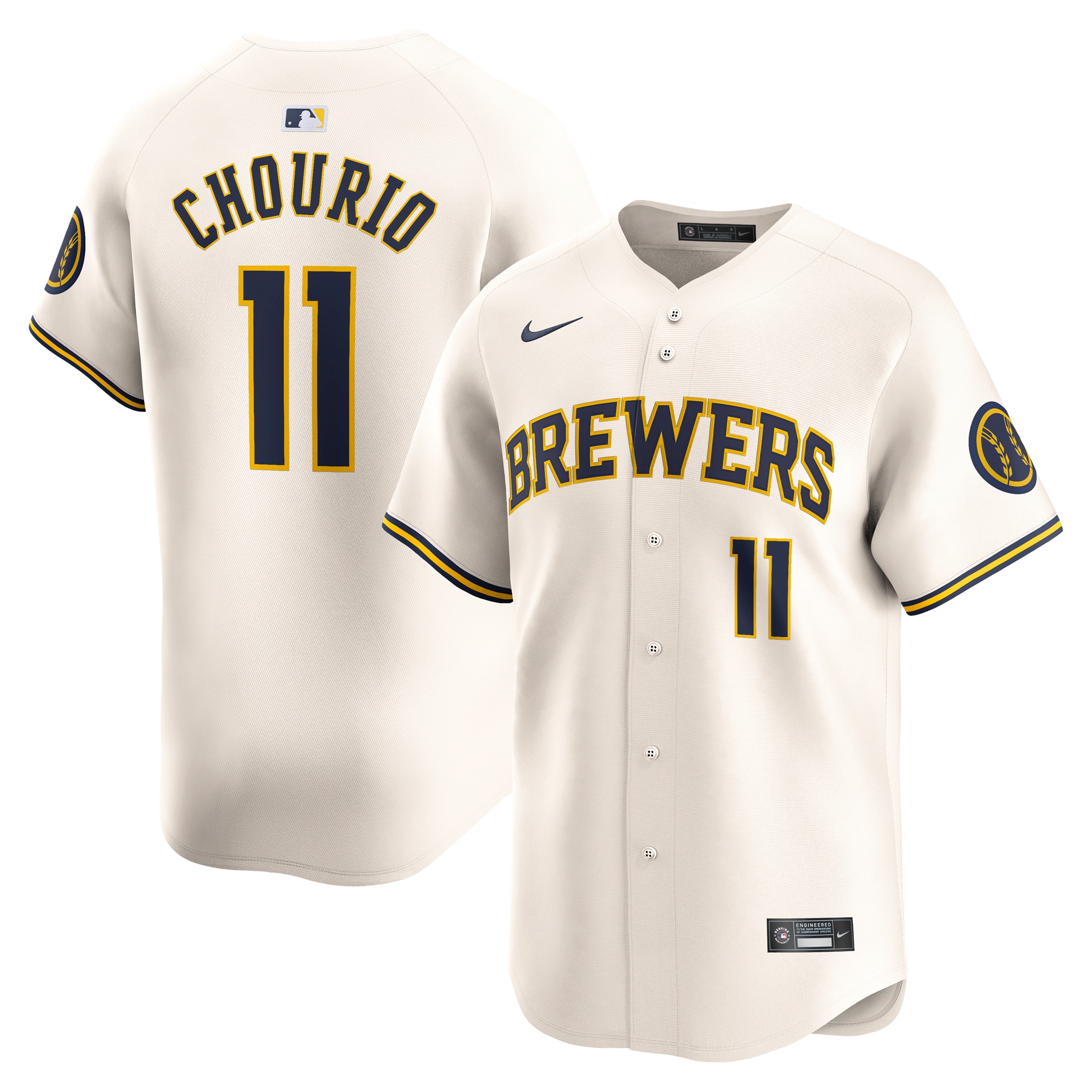 Milwaukee Brewers Jerseys Shop – mens milwaukee brewers jackson chourio nike cream home limited player jersey Baseball Jerseys and Caps