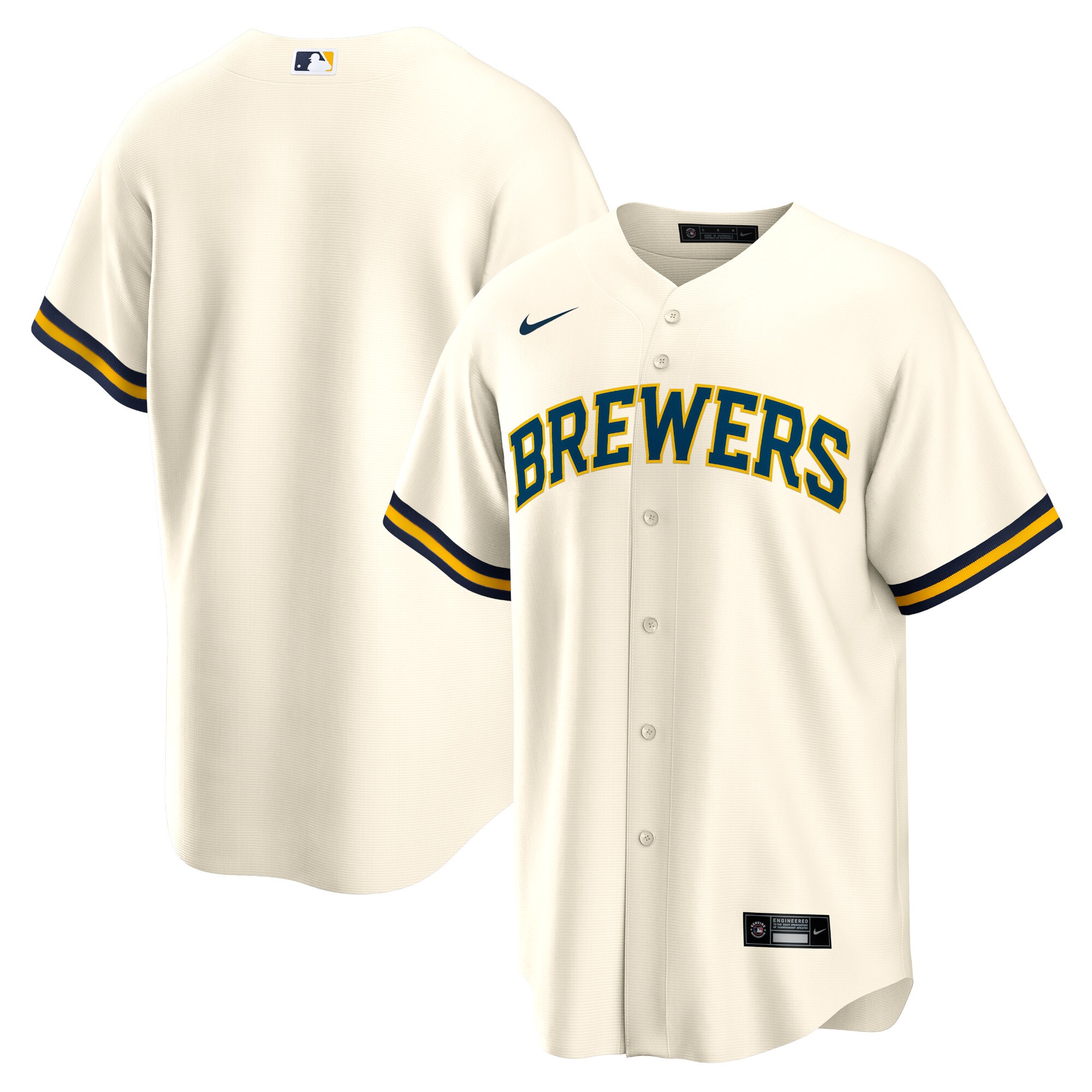 Milwaukee Brewers Jerseys Shop – mens milwaukee brewers nike cream home blank replica jersey Baseball Jerseys and Caps