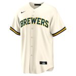 Milwaukee Brewers Jerseys Shop – mens milwaukee brewers nike cream home blank replica jersey Baseball Jerseys and Caps