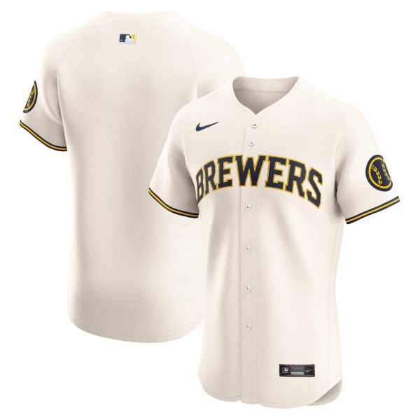 Milwaukee Brewers Jerseys Shop – mens milwaukee brewers nike cream home elite jersey Baseball Jerseys and Caps