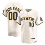 Milwaukee Brewers Jerseys Shop – mens milwaukee brewers nike cream home limited custom jersey Baseball Jerseys and Caps