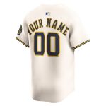 Milwaukee Brewers Jerseys Shop – mens milwaukee brewers nike cream home limited custom jersey Baseball Jerseys and Caps