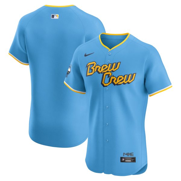 Milwaukee Brewers Jerseys Shop – mens milwaukee brewers nike powder blue city connect elite jersey Baseball Jerseys and Caps