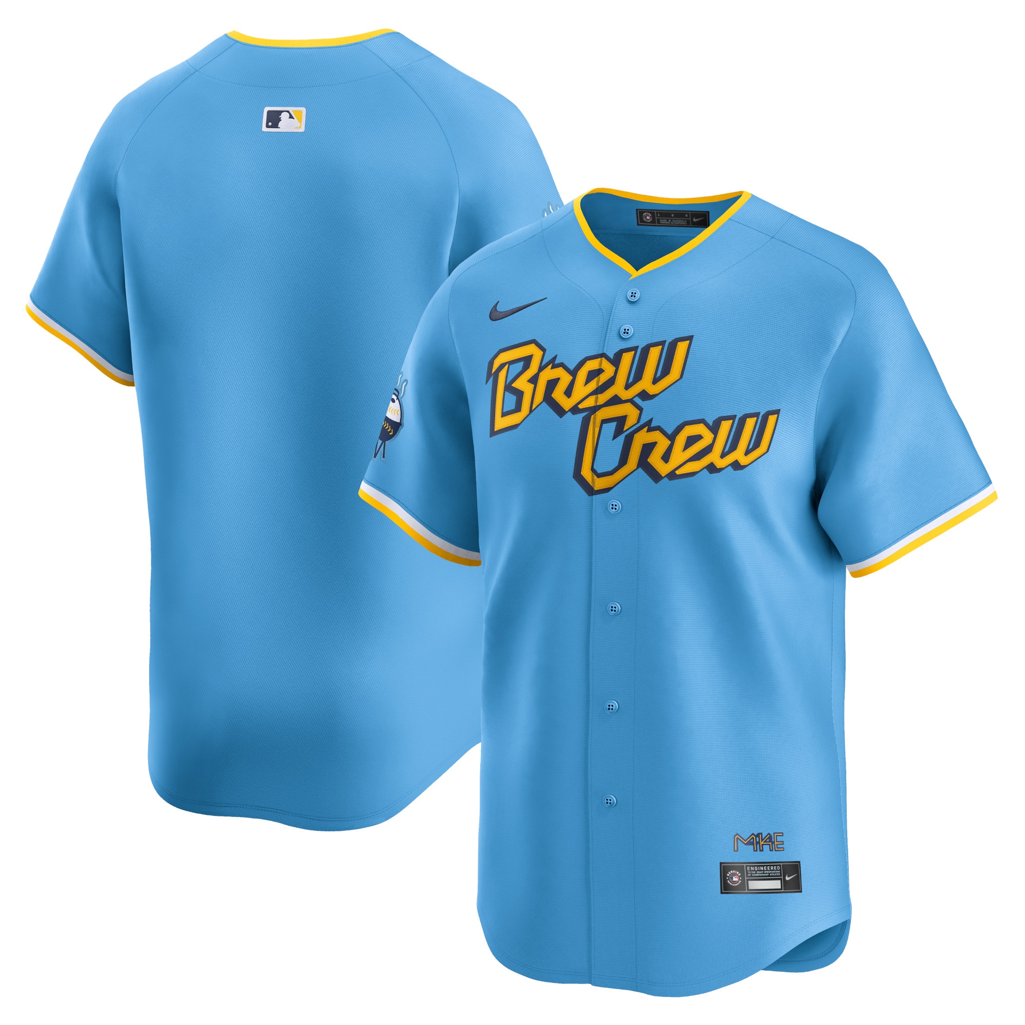 Milwaukee Brewers Jerseys Shop – mens milwaukee brewers nike powder blue city connect limited jersey Baseball Jerseys and Caps
