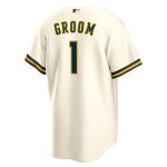 Milwaukee Brewers Jerseys Shop – mens milwaukee brewers nike white 1 groom home replica jersey Baseball Jerseys and Caps