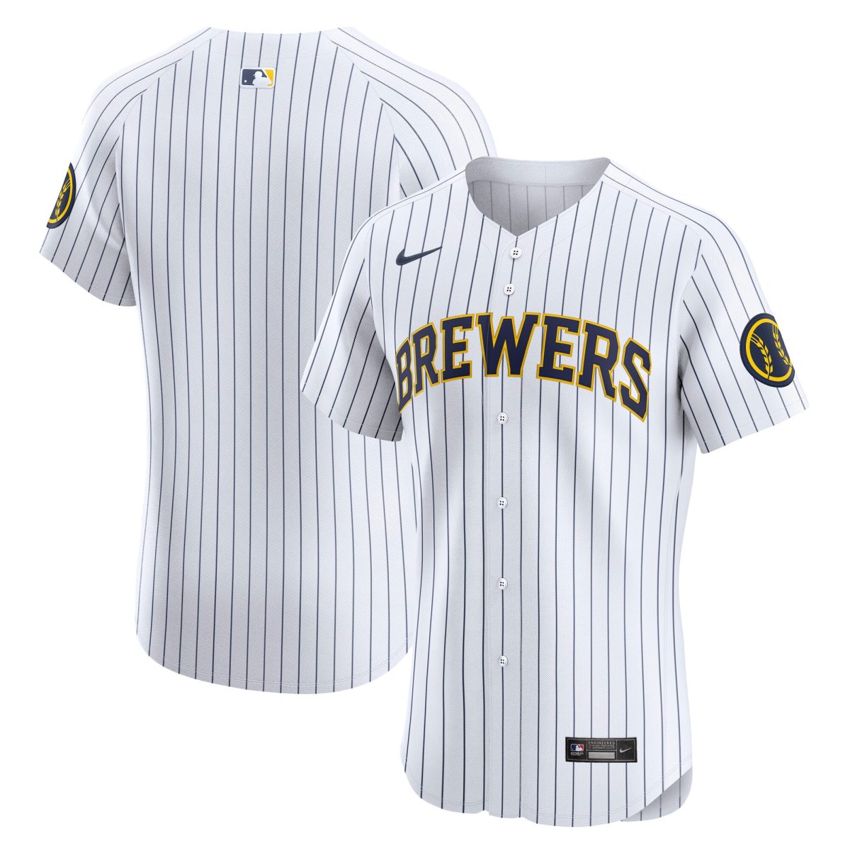 Milwaukee Brewers Jerseys Shop – mens milwaukee brewers nike white alternate vapor premier elite patch jersey Baseball Jerseys and Caps