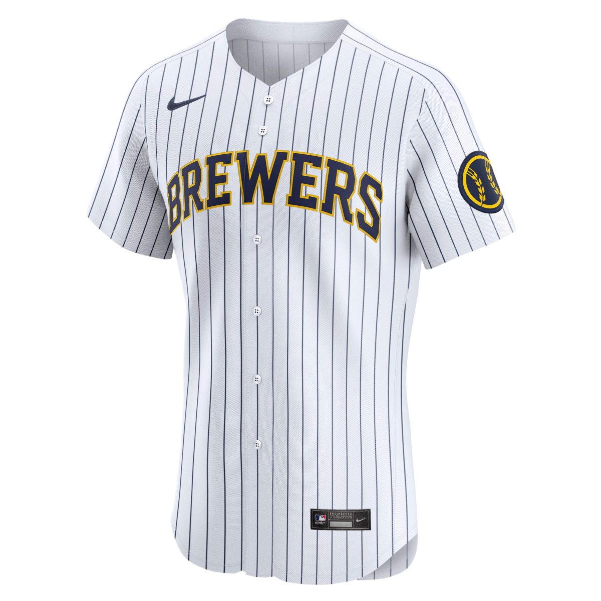 Milwaukee Brewers Jerseys Shop – mens milwaukee brewers nike white alternate vapor premier elite patch jersey Baseball Jerseys and Caps
