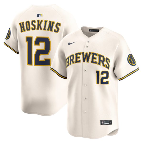 Milwaukee Brewers Jerseys Shop – mens milwaukee brewers rhys hoskins nike cream alternate limited player jersey Baseball Jerseys and Caps