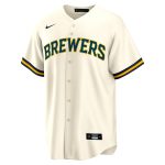 Milwaukee Brewers Jerseys Shop – mens milwaukee brewers william contreras nike cream home replica jersey Baseball Jerseys and Caps