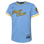 Milwaukee Brewers Jerseys Shop – preschool milwaukee brewers christian yelich powder blue city connect replica player jersey Baseball Jerseys and Caps