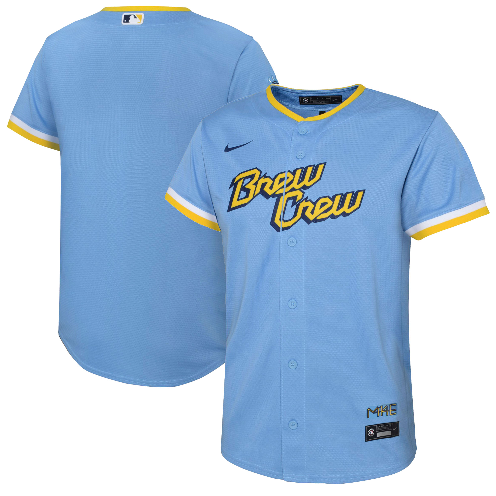 Milwaukee Brewers Jerseys Shop – preschool milwaukee brewers nike powder blue city connect replica team jersey Baseball Jerseys and Caps