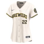 Milwaukee Brewers Jerseys Shop – womens milwaukee brewers christian yelich nike cream home limited player jersey Baseball Jerseys and Caps